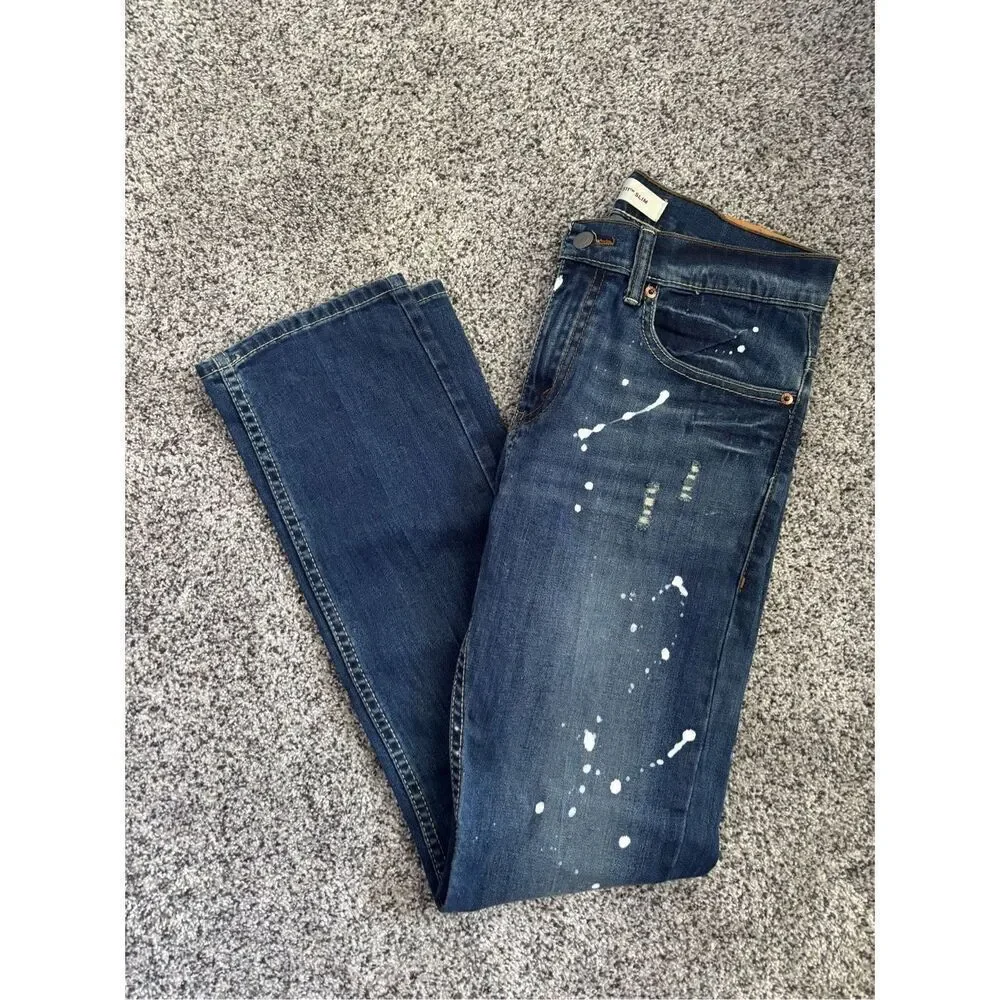 ❤️Levi’s 511 Youth Slim Fit Paint Splash Jeans sz16